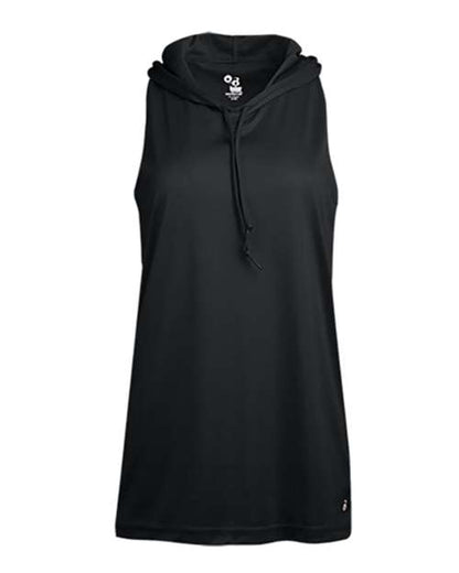 Badger Women's B-Core Racerback Hooded Tank Top 4111