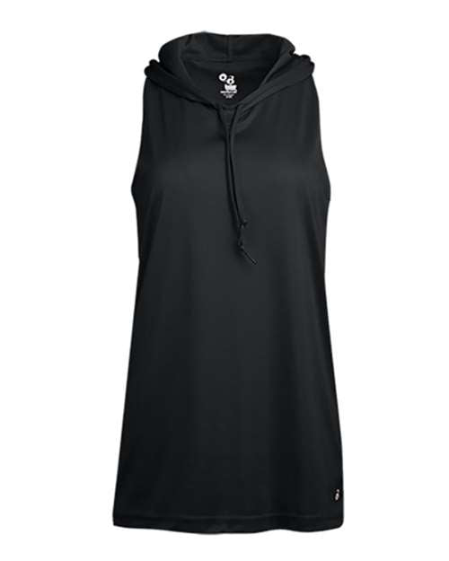 Badger Women's B-Core Racerback Hooded Tank Top 4111