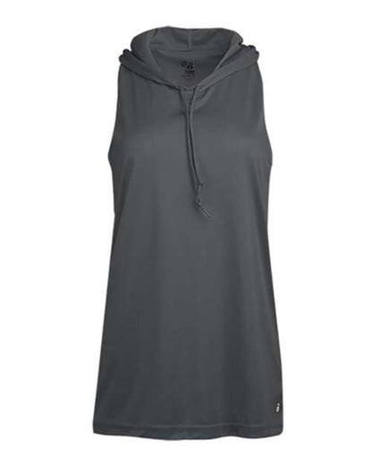 Badger Women's B-Core Racerback Hooded Tank Top 4111