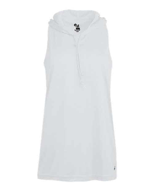 Badger Women's B-Core Racerback Hooded Tank Top 4111