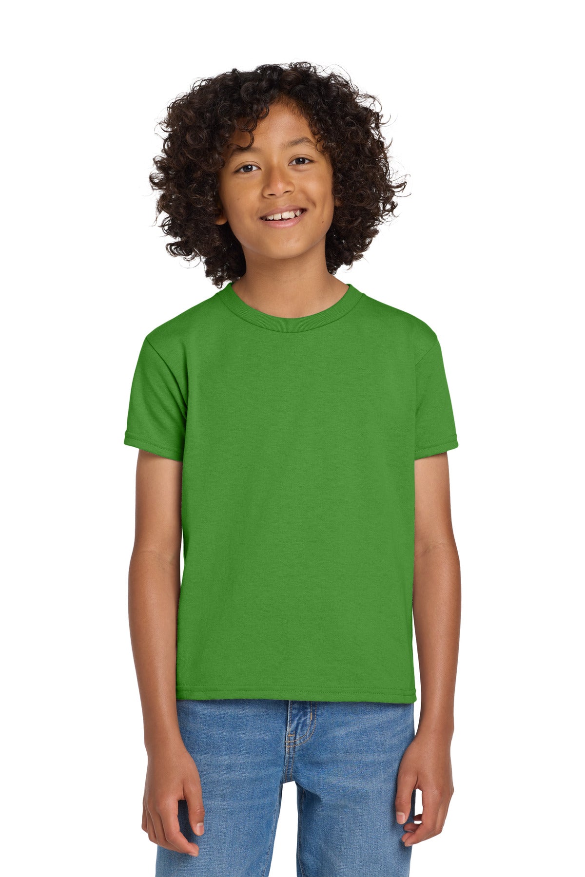 Gildan Youth DryBlend 50 Cotton/50 Poly T-Shirt.  8000B