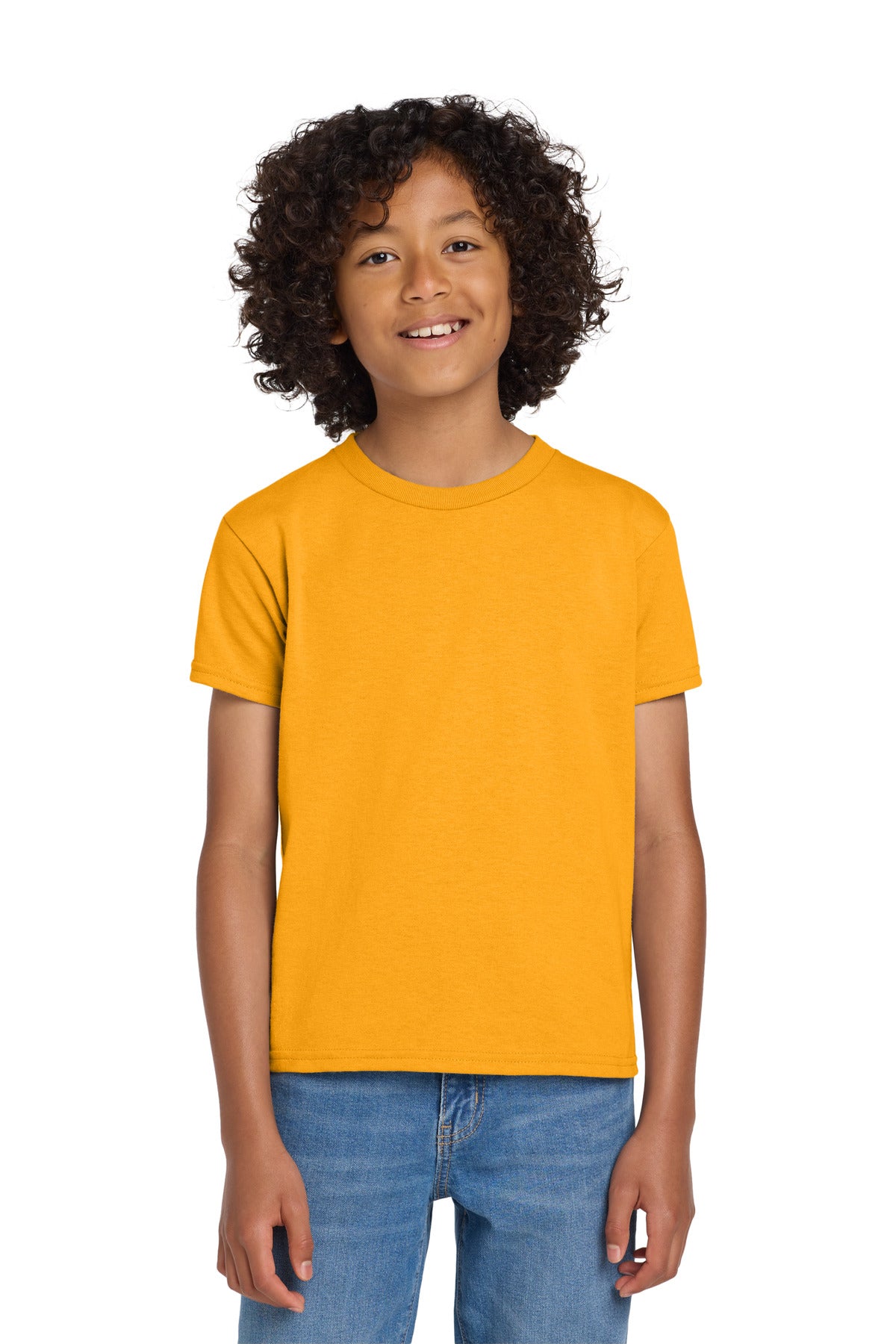Gildan Youth DryBlend 50 Cotton/50 Poly T-Shirt.  8000B