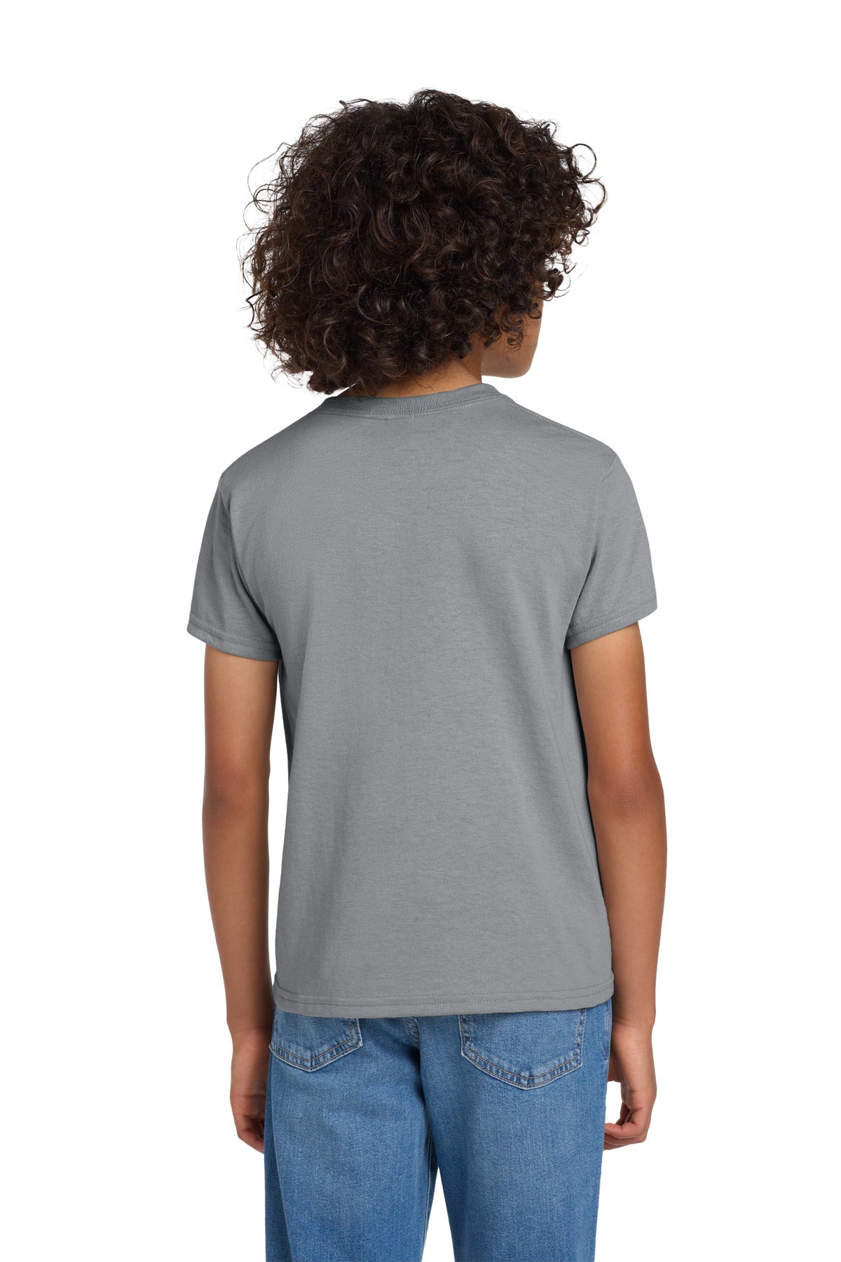 Gildan Youth DryBlend 50 Cotton/50 Poly T-Shirt.  8000B