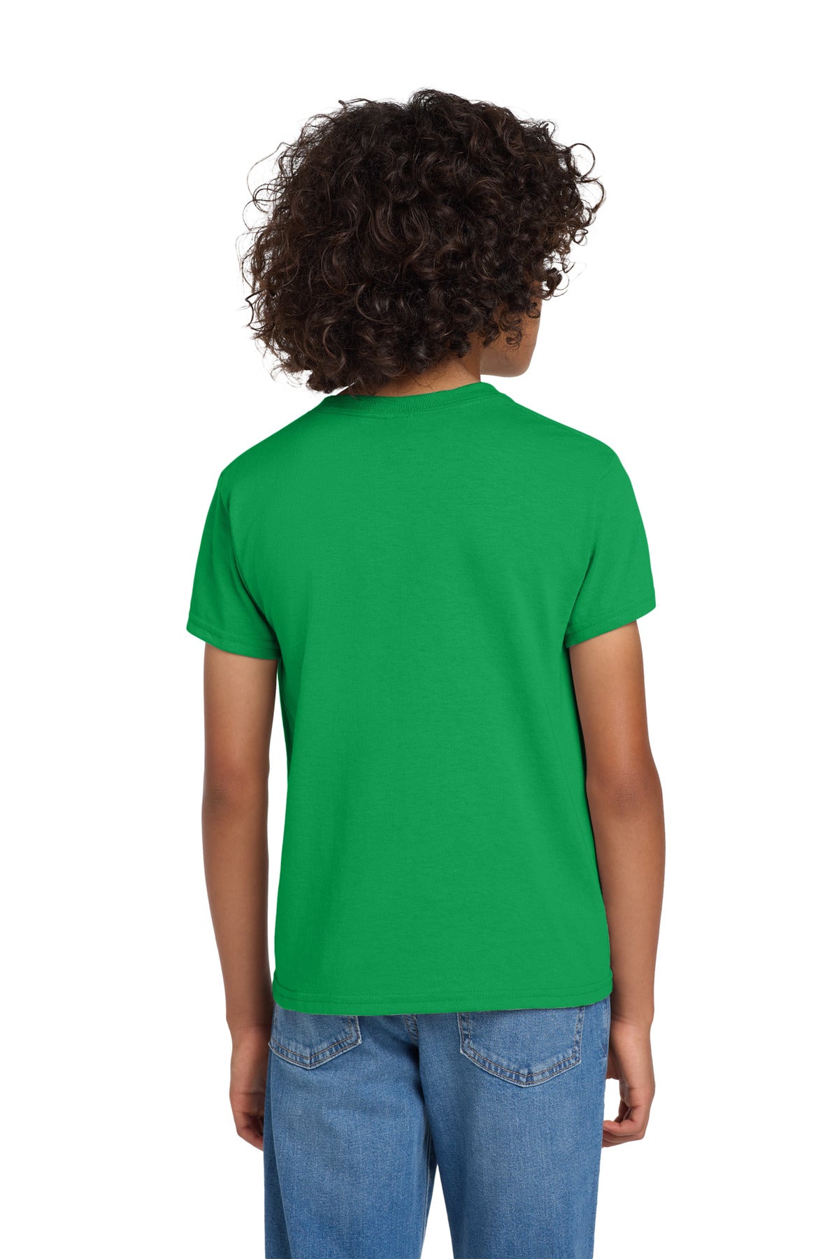 Gildan Youth DryBlend 50 Cotton/50 Poly T-Shirt.  8000B