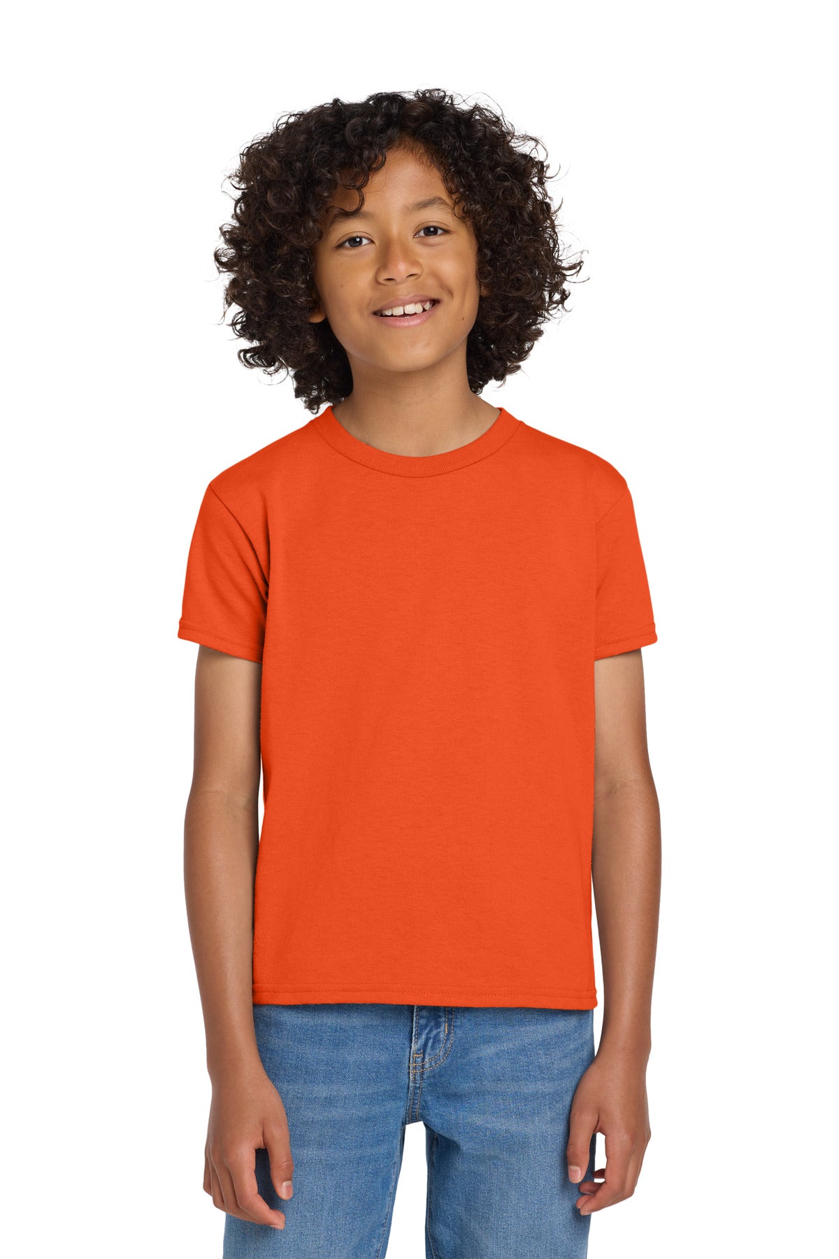 Gildan Youth DryBlend 50 Cotton/50 Poly T-Shirt.  8000B