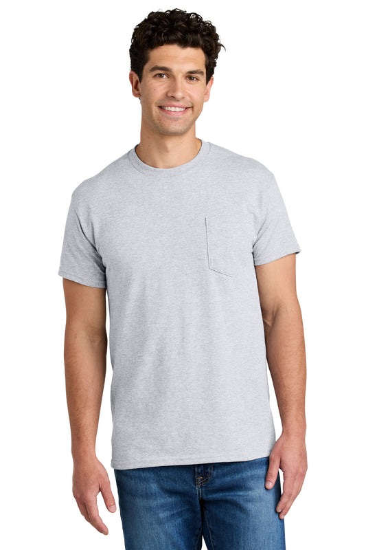 Gildan - DryBlend 50 Cotton/50 Poly Pocket T-Shirt. 8300