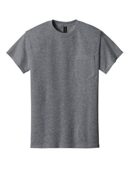 Gildan - DryBlend 50 Cotton/50 Poly Pocket T-Shirt. 8300