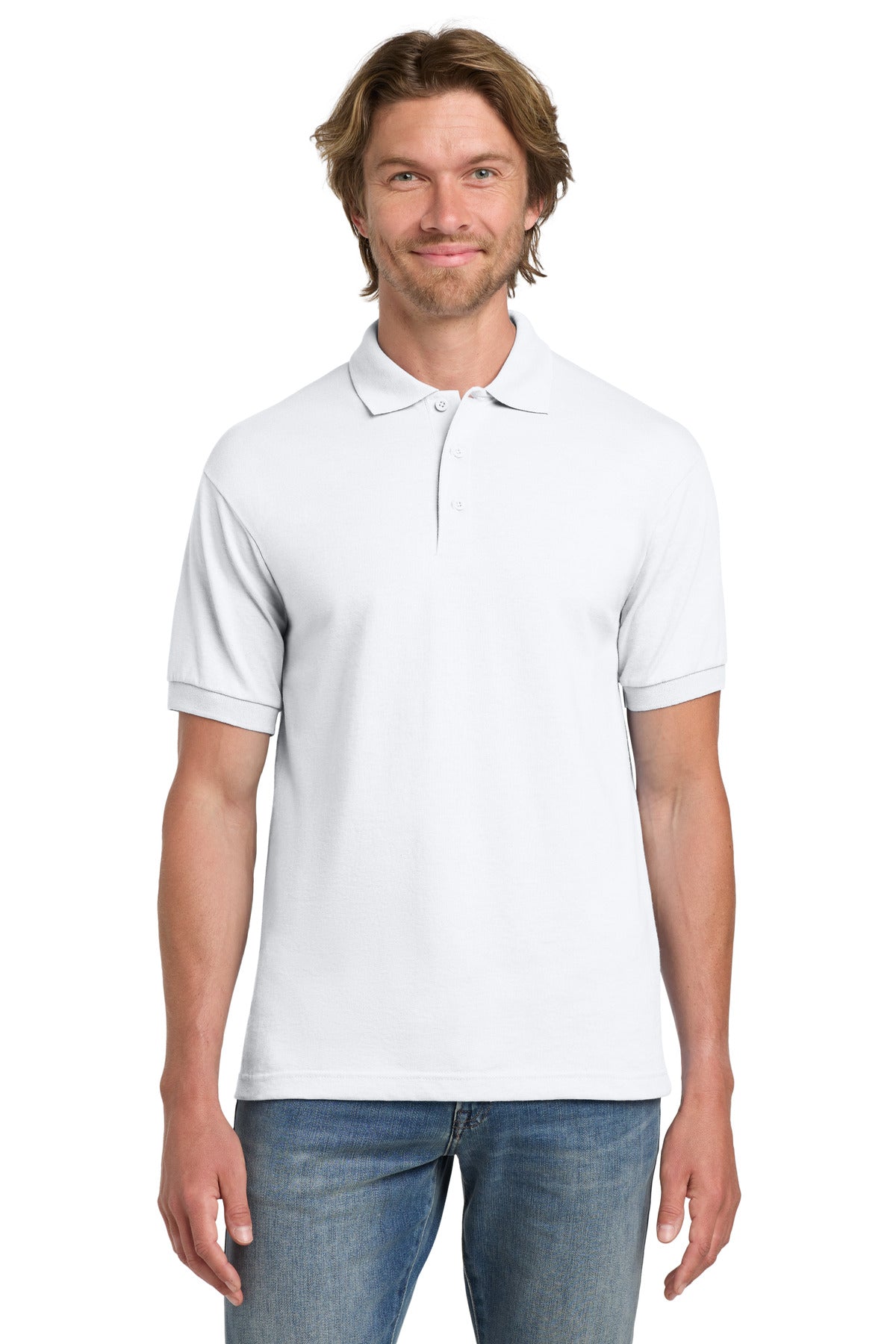 Gildan - DryBlend 6-Ounce Jersey Knit Sport Shirt.  8800