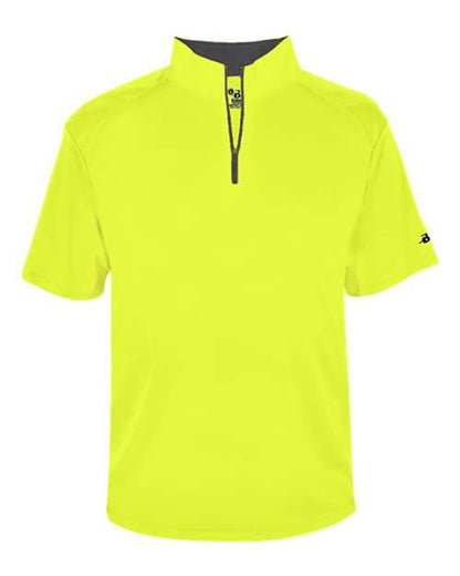 Badger Men's B-Core Short Sleeve Quarter-Zip 4199