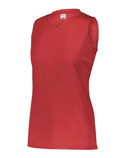 Augusta Sportswear Girls' Sleeveless Wicking Attain Jersey 4795