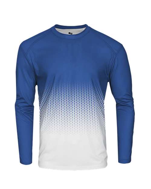 Badger Youth Hex 2.0 Long Sleeve T-Shirt 2224