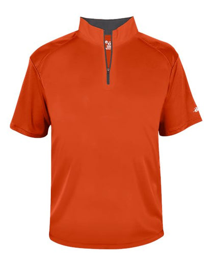 Badger Men's B-Core Short Sleeve Quarter-Zip 4199