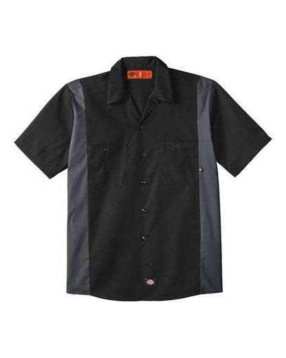 Dickies Men's Industrial Colorblocked Short Sleeve Shirt LS524