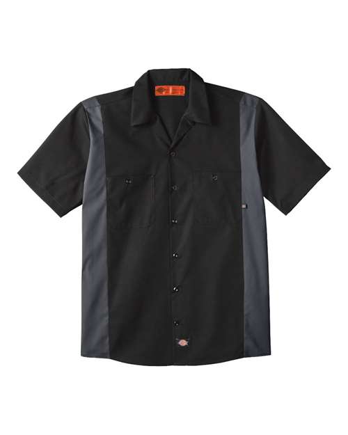 Dickies Men's Industrial Colorblocked Short Sleeve Shirt LS524