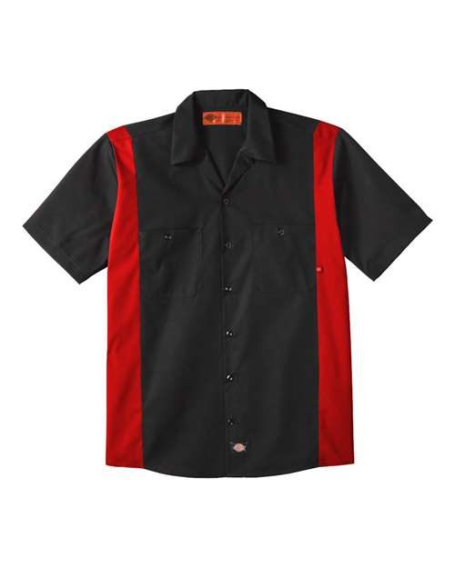 Dickies Men's Tall Industrial Colorblocked Short Sleeve Shirt LS524T