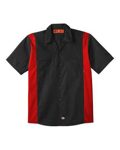 Dickies Men's Tall Industrial Colorblocked Short Sleeve Shirt LS524T