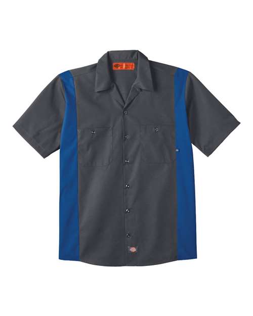 Dickies Men's Industrial Colorblocked Short Sleeve Shirt LS524