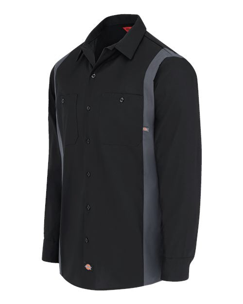 Dickies Men's Tall Industrial Colorblocked Long Sleeve Shirt 5524T