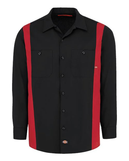 Dickies Men's Tall Industrial Colorblocked Long Sleeve Shirt 5524T