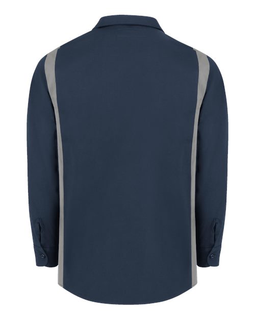 Dickies Men's Tall Industrial Colorblocked Long Sleeve Shirt 5524T