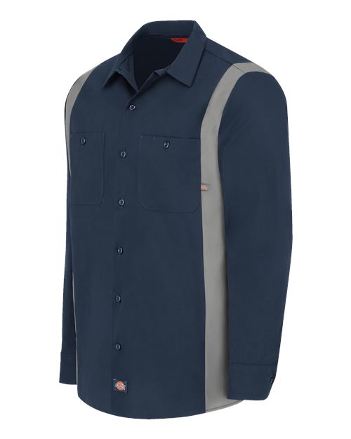 Dickies Men's Tall Industrial Colorblocked Long Sleeve Shirt 5524T