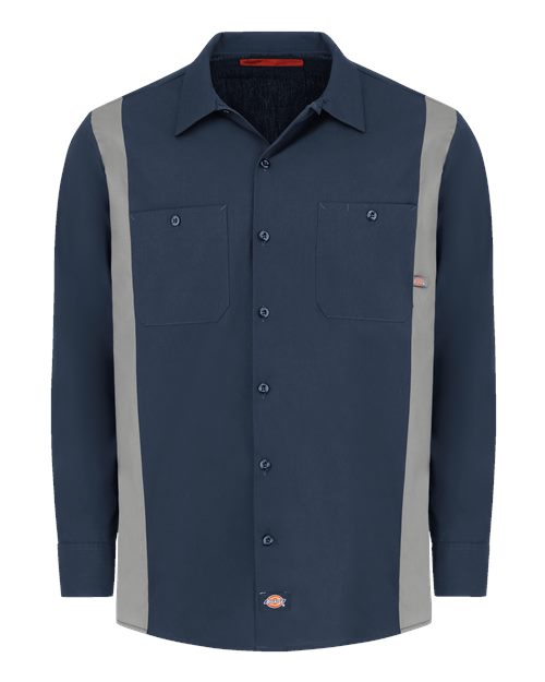 Dickies Men's Tall Industrial Colorblocked Long Sleeve Shirt 5524T