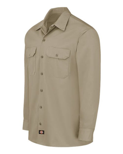 Dickies Men's Heavyweight Cotton Long Sleeve Shirt 5549