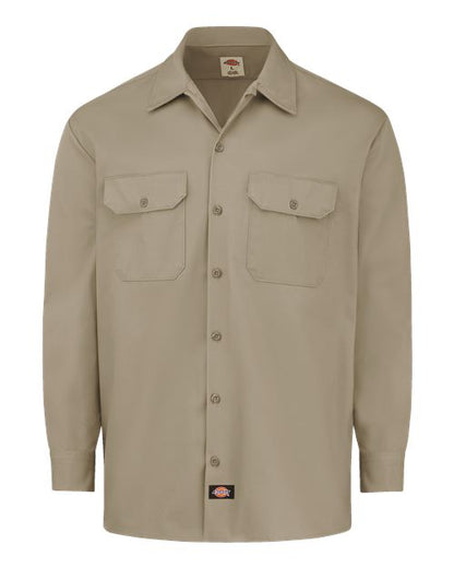 Dickies Men's Heavyweight Cotton Long Sleeve Shirt 5549