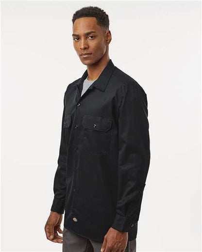 Dickies Men's Tall Long Sleeve Work Shirt 5574T