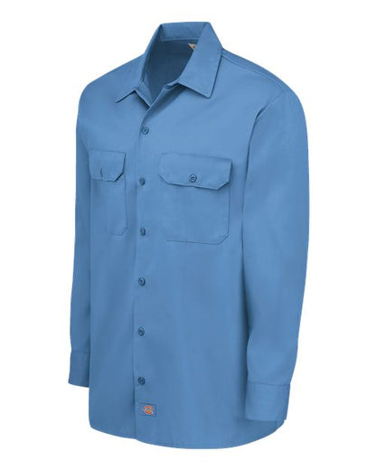 Dickies Men's Tall Long Sleeve Work Shirt 5574T
