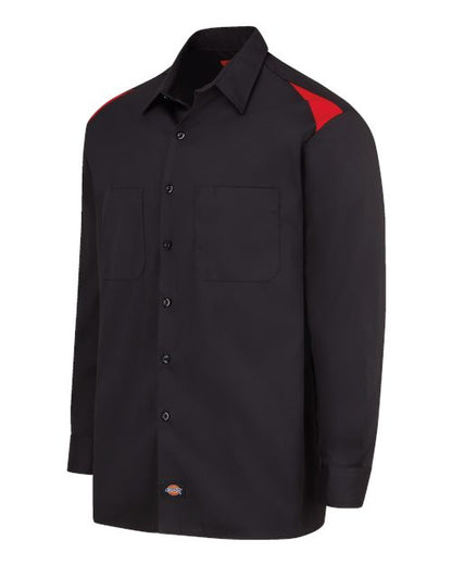 Dickies Men's Tall Long Sleeve Performance Team Shirt 6605T