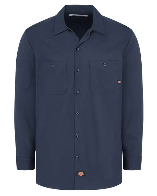 Dickies Men's Industrial Cotton Long Sleeve Work Shirt L307
