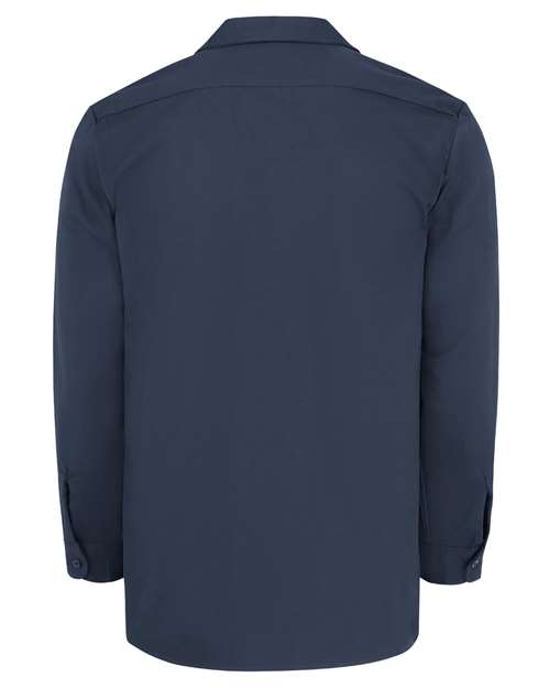 Dickies Men's Tall Industrial Cotton Long Sleeve Work Shirt L307T