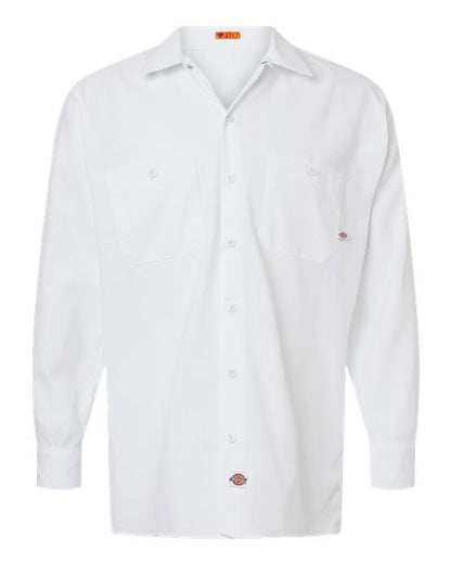 Dickies Men's Industrial Long Sleeve Work Shirt L535