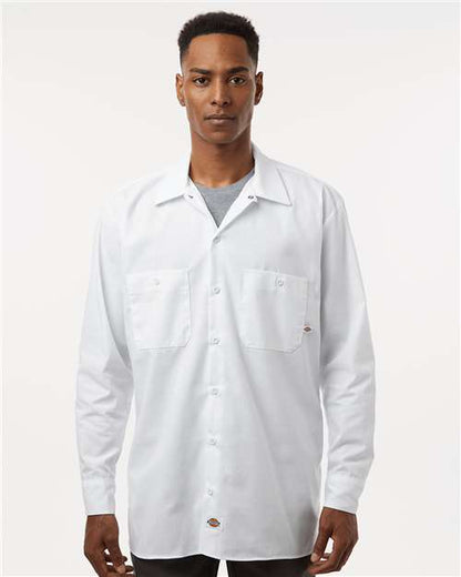 Dickies Men's Industrial Long Sleeve Work Shirt L535