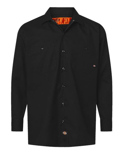 Dickies Men's Tall Industrial Long Sleeve Work Shirt L535T