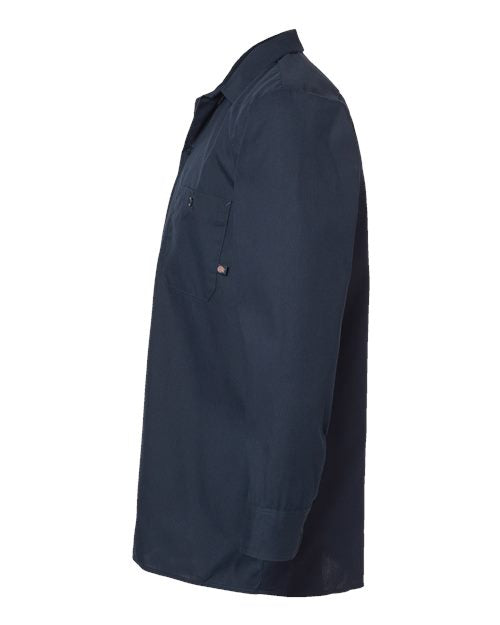 Dickies Men's Tall Industrial Long Sleeve Work Shirt L535T