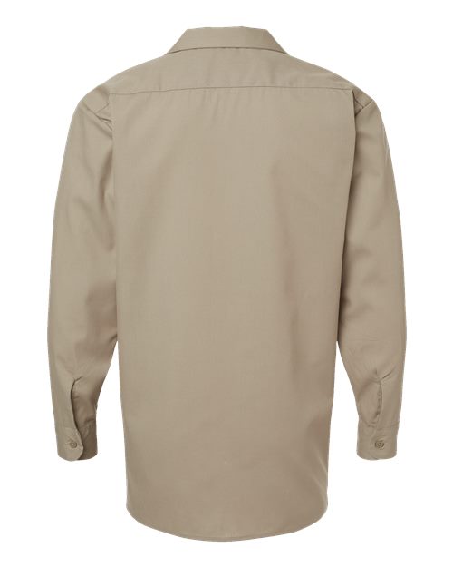 Dickies Men's Tall Industrial Long Sleeve Work Shirt L535T