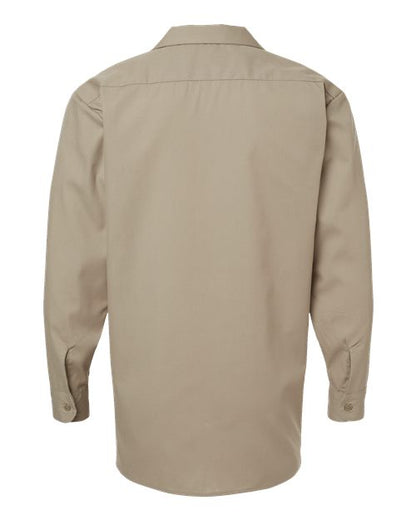 Dickies Men's Tall Industrial Long Sleeve Work Shirt L535T
