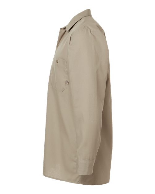 Dickies Men's Tall Industrial Long Sleeve Work Shirt L535T