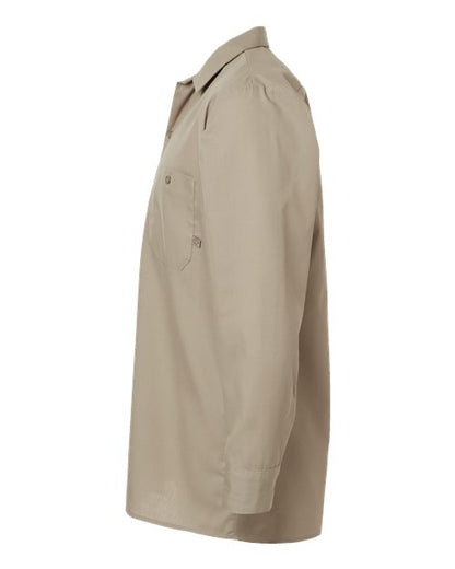 Dickies Men's Tall Industrial Long Sleeve Work Shirt L535T