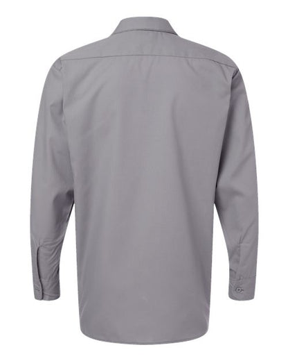 Dickies Men's Tall Industrial Long Sleeve Work Shirt L535T