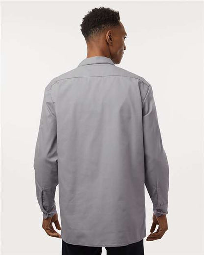 Dickies Men's Tall Industrial Long Sleeve Work Shirt L535T