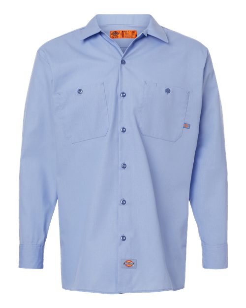 Dickies Men's Tall Industrial Long Sleeve Work Shirt L535T