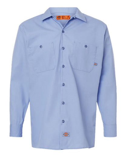 Dickies Men's Tall Industrial Long Sleeve Work Shirt L535T