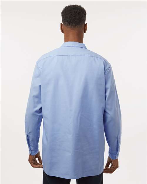 Dickies Men's Tall Industrial Long Sleeve Work Shirt L535T