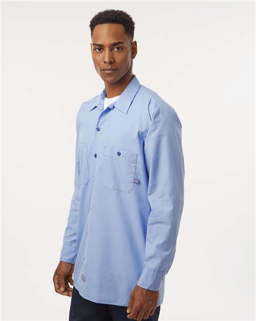 Dickies Men's Tall Industrial Long Sleeve Work Shirt L535T