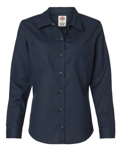 Dickies Women's Long Sleeve Industrial Work Shirt L5350