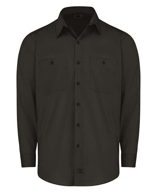 Dickies Men's Tall Industrial Worktech Ventilated Long Sleeve Work Shirt LL51T