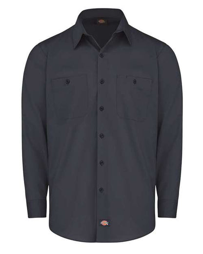 Dickies Men's Tall Industrial Worktech Ventilated Long Sleeve Work Shirt LL51T